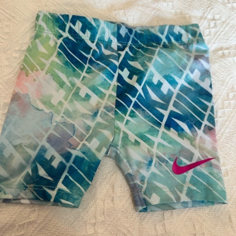 Nike Kids bike Shorts - Blue and Pink